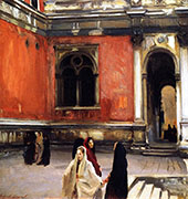 Campo behind The Scuola di San Rocco c1882 By John Singer Sargent