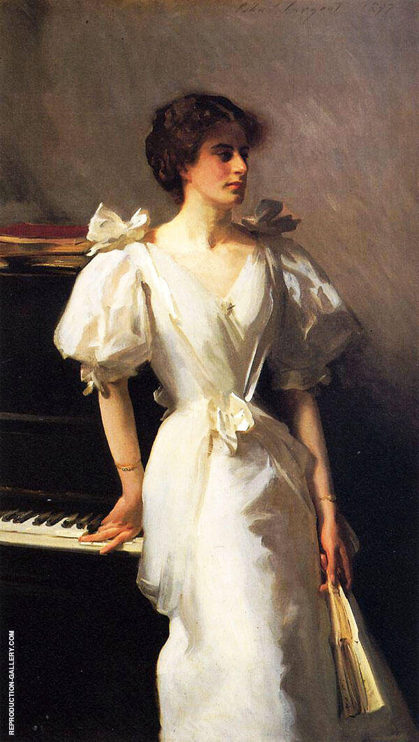 Catherine Viasto 1897 by John Singer Sargent | Oil Painting Reproduction