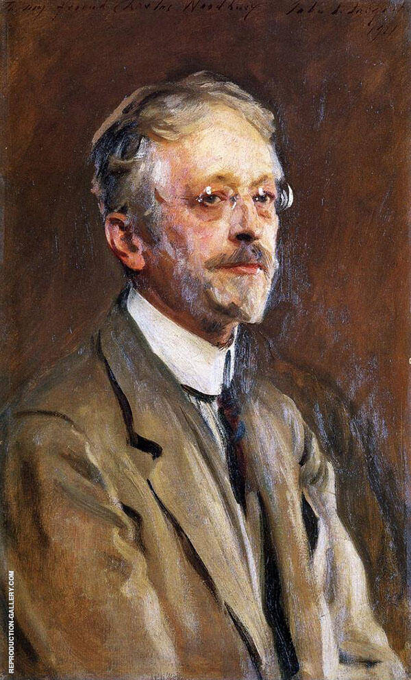 Charles Woodbury by John Singer Sargent | Oil Painting Reproduction