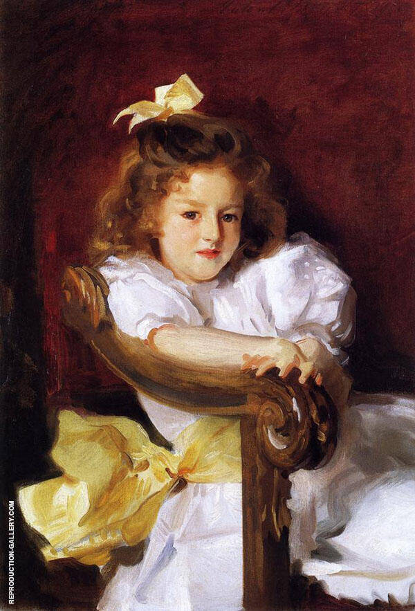 Charlotte Cram 1900 by John Singer Sargent | Oil Painting Reproduction