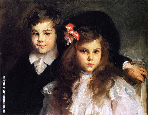 Conrad and Reine Ormand by John Singer Sargent | Oil Painting Reproduction