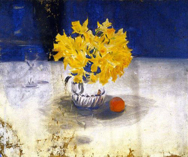 Daffodils in a Vase by John Singer Sargent | Oil Painting Reproduction