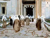 Donkeys in a Moroccan Landscape By John Singer Sargent