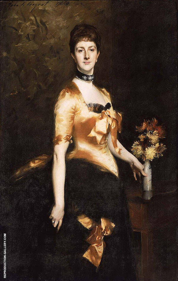 Lady Playfair, Edith Russell 1884 | Oil Painting Reproduction