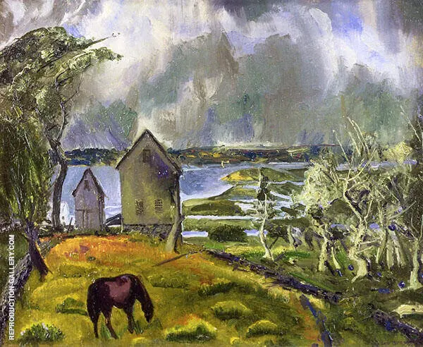 Dead Orchard Newport Rhode Island By George Bellows