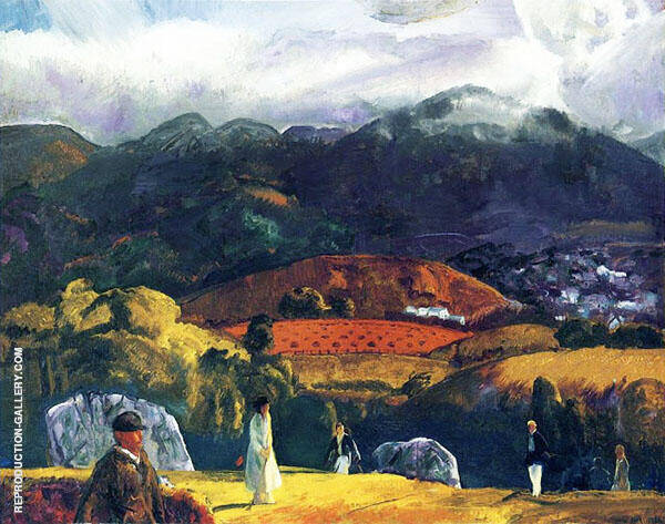 Course California 1917 by George Bellows | Oil Painting Reproduction