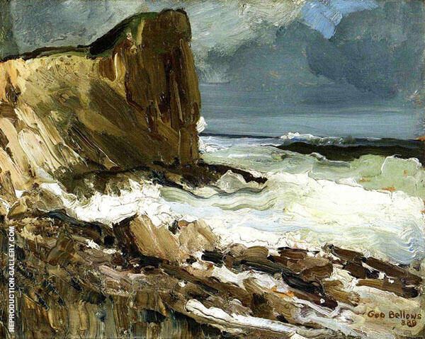 Gull Rock and Whitehead by George Bellows | Oil Painting Reproduction