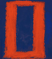 Orange and Blue Seagram By Mark Rothko (Inspired By)