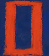 Orange and Blue Seagram By Mark Rothko (Inspired By)