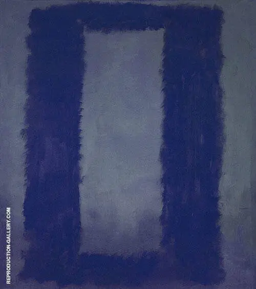 Two Blues Seagram By Mark Rothko (Inspired By)