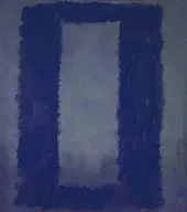 Two Blues Seagram By Mark Rothko (Inspired By)