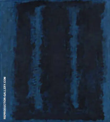 Two Blues Double By Mark Rothko (Inspired By)