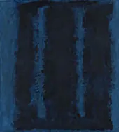 Two Blues Double By Mark Rothko (Inspired By)