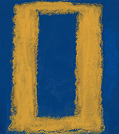Blue with Yellow Rectangle By Mark Rothko (Inspired By)