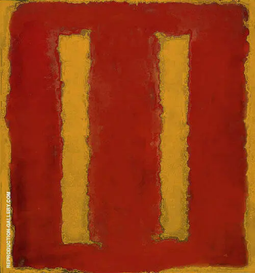 Yellow and Red Seagram By Mark Rothko (Inspired By)