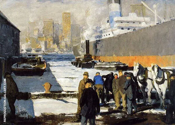 Men of The Docks 1912 By George Bellows