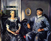Mr and Mrs Phillip Wise 1924 By George Bellows