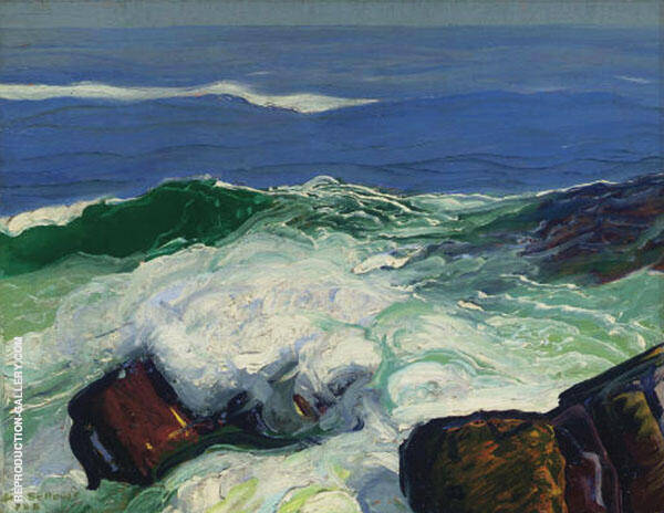 Out of The Calm by George Bellows | Oil Painting Reproduction