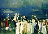 Polo Crowd 1910 By George Bellows