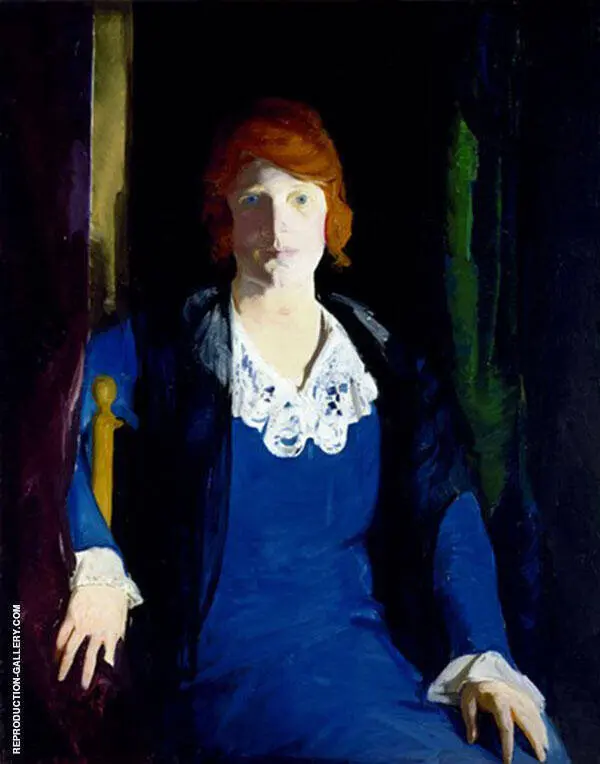 Portrait of Florence Pierce 1914 By George Bellows