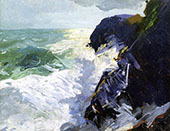 Sun and Spray By George Bellows