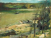 Up The Hudson By George Bellows