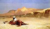 An Arab and His Horse in The Desert 1872 By Jean Leon Gerome