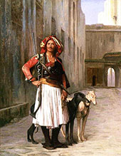 Arnaut from Cairo 1867 By Jean Leon Gerome