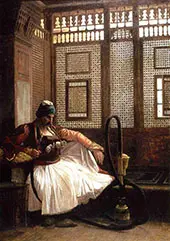Arnaut Smoking 1865 By Jean Leon Gerome