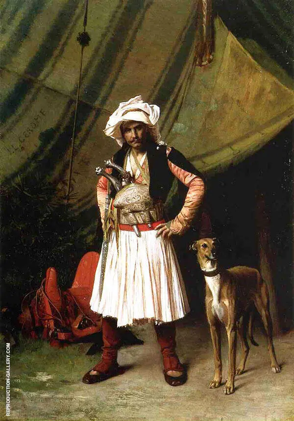 Bashi Bazouk and His Dog 1870 By Jean Leon Gerome