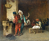 Cafe House Cairo aka Casting Bullets 1883 By Jean Leon Gerome