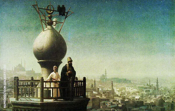 Call to Prayer Cairo aka Moonlight 1880 By Jean Leon Gerome