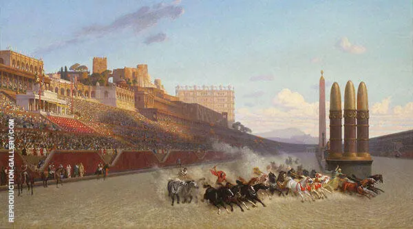 Chariot Race 1876 By Jean Leon Gerome
