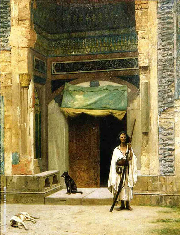 Door of The Green Mosque 1880 By Jean Leon Gerome