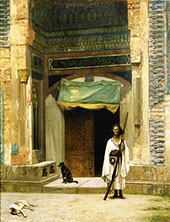 Door of The Green Mosque 1880 By Jean Leon Gerome