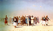 Egyptian Recruits Crossing The Desert 1859 By Jean Leon Gerome