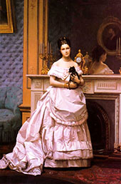 Portrait Marie Gerome 1867 By Jean Leon Gerome