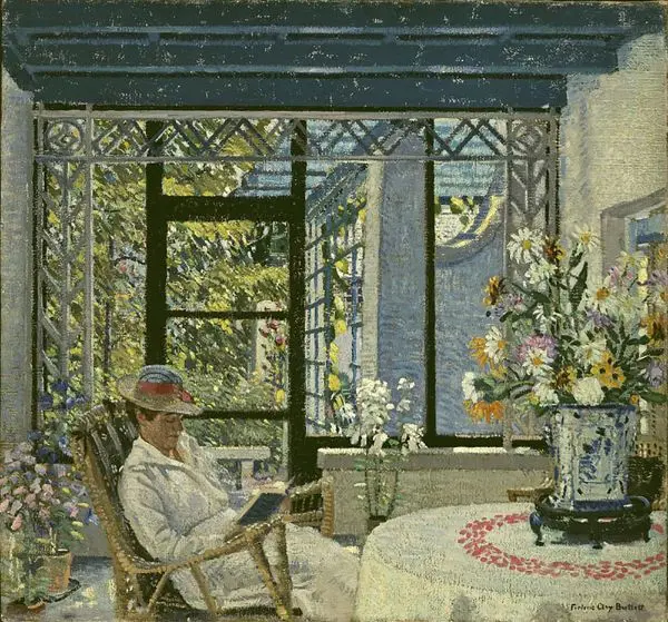 Blue Rafters 1916 By Frederic Clay Bartlett