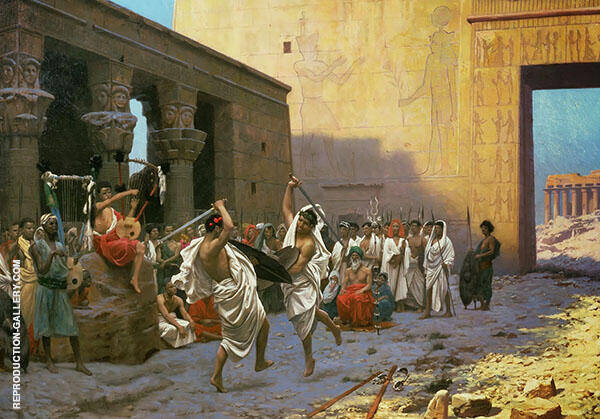 Pyrrhic Dance by Jean Leon Gerome | Oil Painting Reproduction