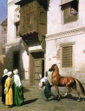 Horse Merchant in Cairo 1867 By Jean Leon Gerome