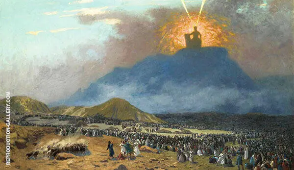 Moses on Mount Sinai 1895 By Jean Leon Gerome