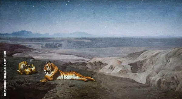Night on The Desert By Jean Leon Gerome