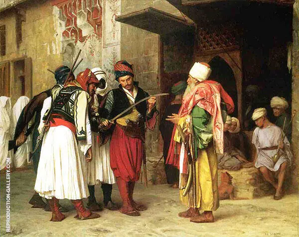 Old Clothing Merchant in Cairo 1866 By Jean Leon Gerome