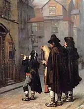 Pifferari in London 1870 By Jean Leon Gerome