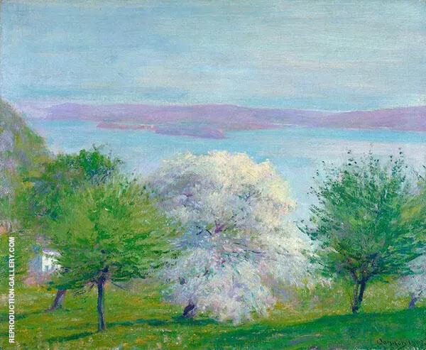 Apple Bloom By Robert William Vonnoh