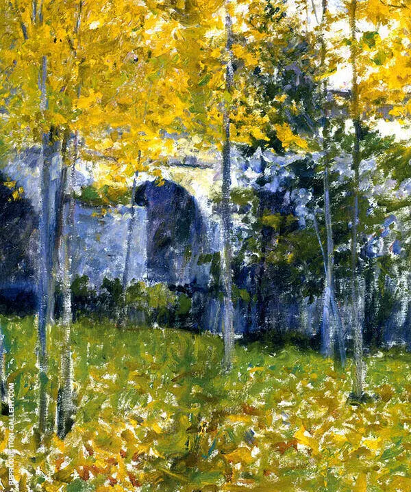 Bridge at Grez By Robert William Vonnoh