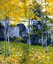 Bridge at Grez By Robert William Vonnoh