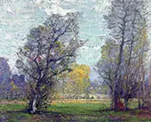 Clouds and Glow Autumn France By Robert William Vonnoh