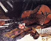 Flamenco Rose By Robert William Vonnoh