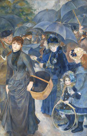 Umbrellas c1886 By Pierre Auguste Renoir